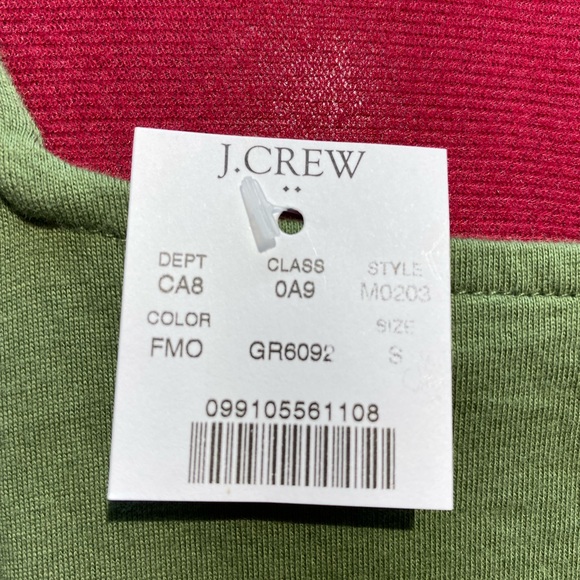 J Crew Tank Green Ruffle Hem Tank Top Shirt Small New With Tags - Picture 10 of 12